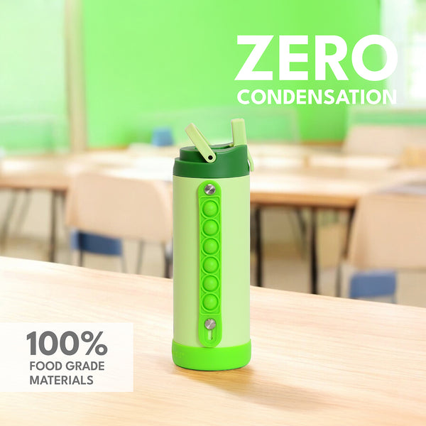 Elemental Iconic Pop Fidget 414ml Bottle with Sport cap - Island Green