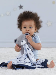 Just Born XL Security Blanket- Blue Bear