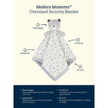 Cargar imagen en el visor de la galería, Just Born XL Security Blanket- Blue Bear
