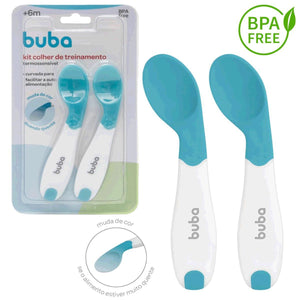 Buba 2pk Baby Heat Sensing Spoons (6M+)