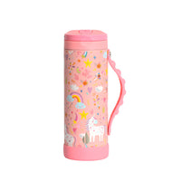 Elemental Iconic Pop Fidget 414ml Bottle with Sport cap - Pink Unicorn
