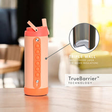 Load image into Gallery viewer, Elemental Iconic Pop Fidget 414ml Bottle with Sport cap - Peach Sunrise
