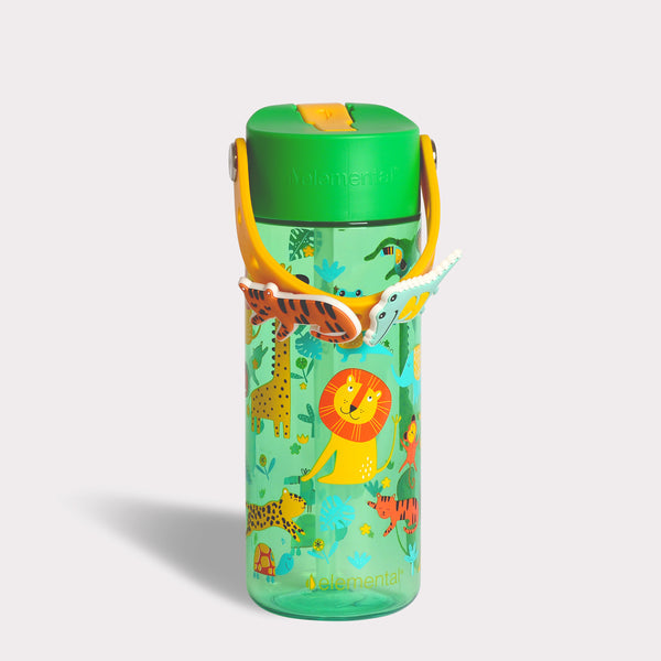 Elemental 530ml Splash Charm Bottle - Jungle Friends
