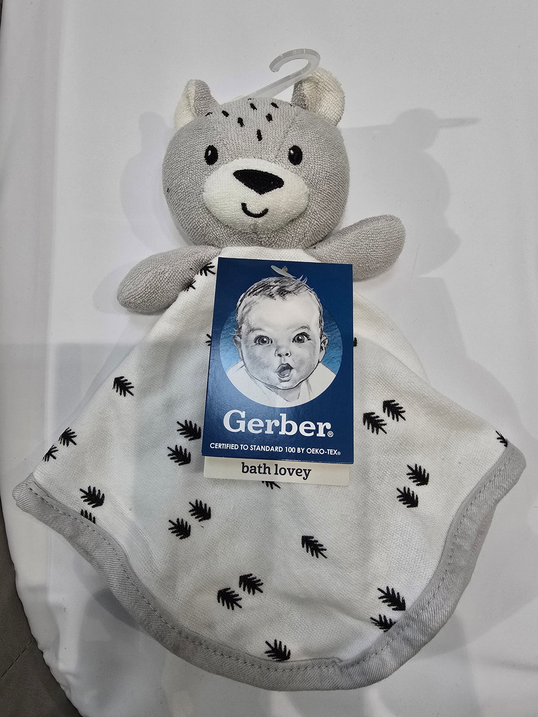 Gerber Bath Lovey - Grey Bear