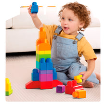 Load image into Gallery viewer, Mega Bloks 80pc First Builders Big Building Bag - Red
