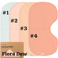 Keababies 1pc Hallo Burp Cloths (Flora Dew)