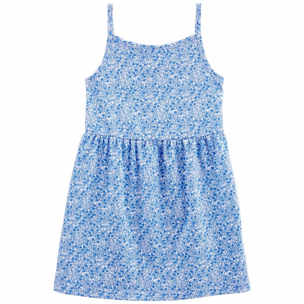Carter's Kid Girl Blue Floral Dress