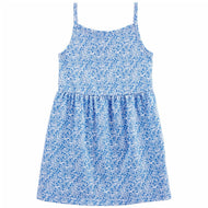 Carter's Kid Girl Blue Floral Dress