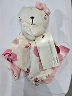 Modern Moments Security Blanket- Pink Bow Bear