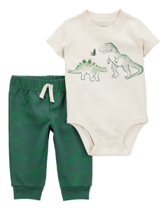 Carter's 2pc Baby Boy Dino Bodysuit & Pants Set
