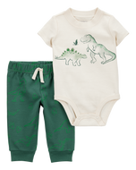 Carter's 2pc Baby Boy Dino Bodysuit & Pants Set