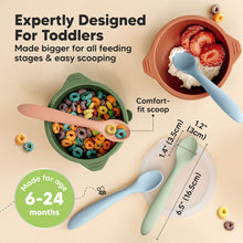 Load image into Gallery viewer, Keababies 3pk Prep Baby Spoons - Mellow
