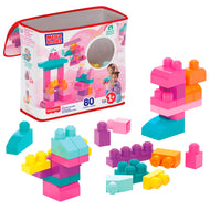 Mega Bloks 80pc First Builders Big Building Bag - Pink
