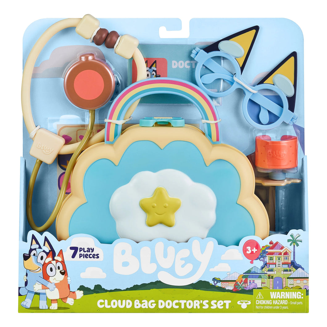 Bluey Cloud Bag Doctor's Set