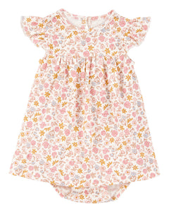 Carter's 2pc Baby Girl Floral Dress & Cardigan Set