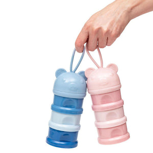 Buba Stackable Container for Milk Powder & Snacks - PINK