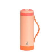 Elemental Iconic Pop Fidget 414ml Bottle with Sport cap - Peach Sunrise