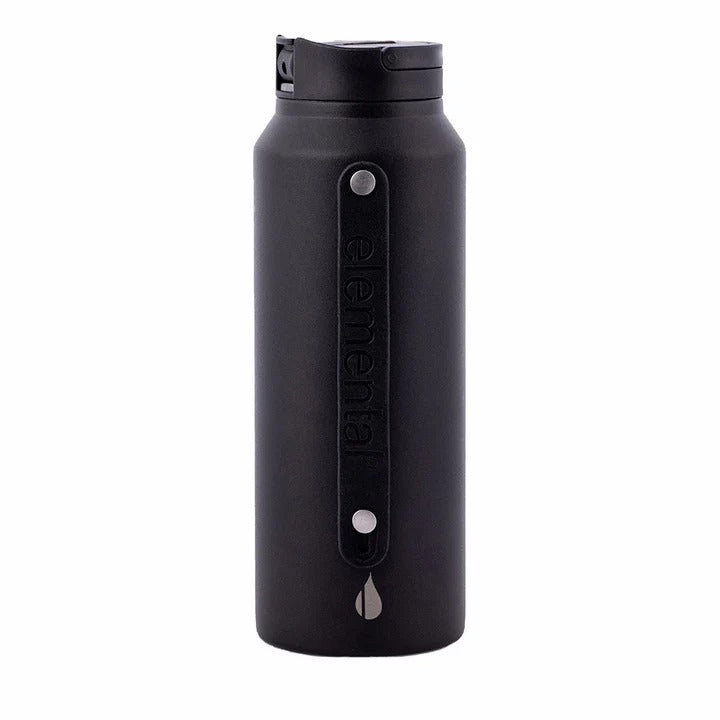 Elemental Iconic 32oz/ 946ml Sport Water Bottle - Black