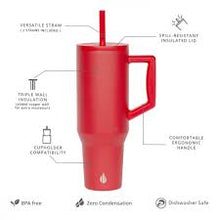 Load image into Gallery viewer, Elemental Commuter Tumbler 1180ml - Red
