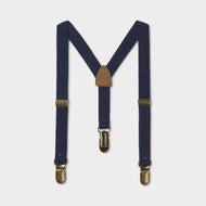 Mayoral Baby Boy Navy Suspenders