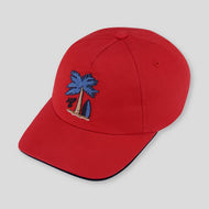 Mayoral Baby Boy Red Palm tree Cap