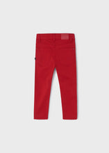 Cargar imagen en el visor de la galería, Mayoral Kid Boy Red 5-pocket Slim Fit Pants

