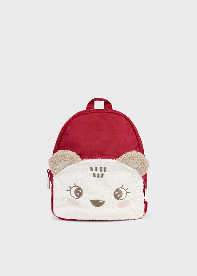 Mayoral Red Bear Toddler Backpack