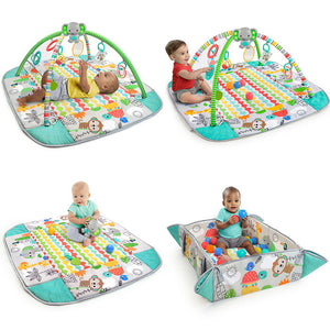 Bright Starts 5 in 1 Your Way Ball Play Activity Gym & Ball Pit - Grey Elephant