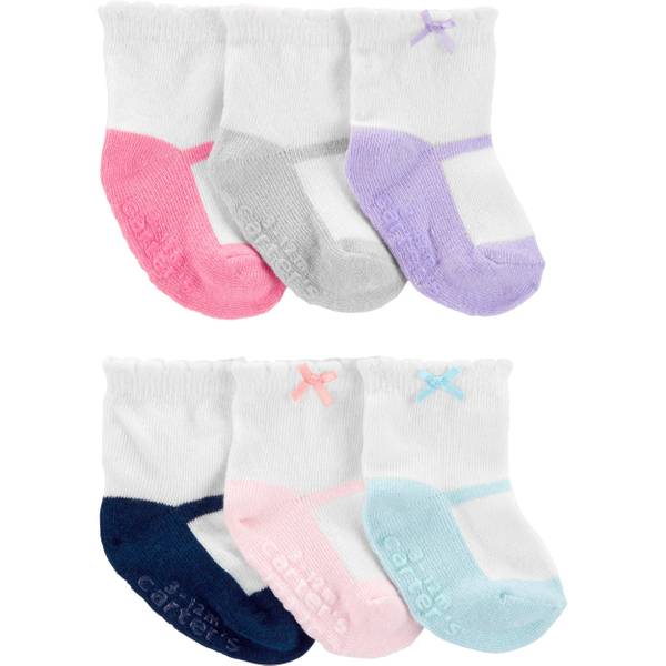 Carter's 6pk Girl Ballet Socks