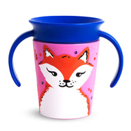 Munchkin Miracle® 360° WildLove Trainer Cup 6oz | 177ml | 6M+ | Red Fox
