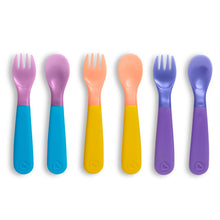 Load image into Gallery viewer, Munchkin ColorReveal™ Color Changing Toddler Forks &amp; Spoons
