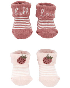 Carter's 2 peças de meias de frutas lembrancinhas