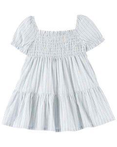 Carter's Baby Girl Blue Striped Dress