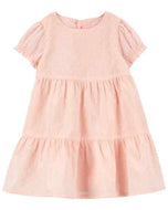 Carter's Baby Girl Pink Swiss Dot Dress