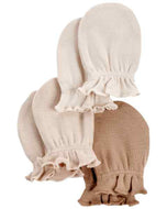 Carter's 3pk Baby Neutral Khaki Solid Mittens