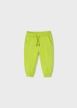 Load image into Gallery viewer, Mayoral Baby Boy Lime Green Soft Fleece Trouser
