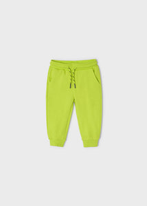 Mayoral Baby Boy Lime Green Soft Fleece Trouser