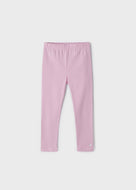 Calça legging básica Mayoral infantil rosa malva