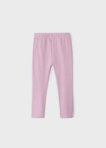 Calça legging básica Mayoral infantil rosa malva