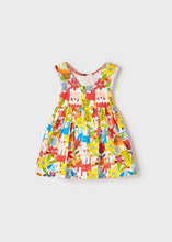 Load image into Gallery viewer, Mayoral Baby Girl Tangerine Multicolor Wild Knit Dress

