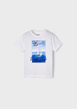 Afbeelding in Gallery-weergave laden, Mayoral Toddler Boy White Sail Boat Dress Code Tee
