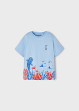 Load image into Gallery viewer, Mayoral Toddler Boy Lightblue Sealife Tee
