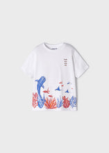 Load image into Gallery viewer, Mayoral Toddler Boy White Sealife Tee
