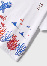Load image into Gallery viewer, Mayoral Toddler Boy White Sealife Tee
