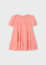 Load image into Gallery viewer, Mayoral Toddler Girl Pink Embroidered Chiffon Dress
