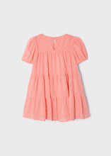 Load image into Gallery viewer, Mayoral Toddler Girl Pink Embroidered Chiffon Dress

