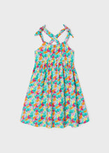 Cargar imagen en el visor de la galería, Mayoral Toddler Girl Turquoise Butterfly Strap Dress
