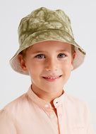 Chapéu de caçamba reversível de camuflagem verde para bebê menino Mayoral