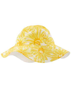 Carter's Toddler Girl Reversible Sunflower Sun Hat