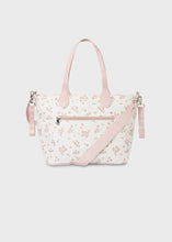 Afbeelding in Gallery-weergave laden, Mayoral 4pc Leatherette Rosey White Diaper Bag
